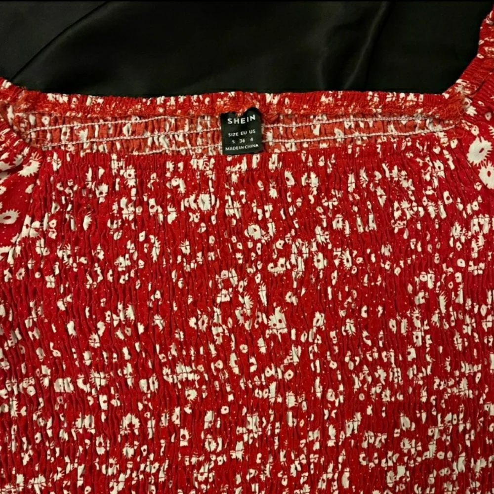 SHEIN Shirred Ruffle Trim Dress - Picture 4 of 4